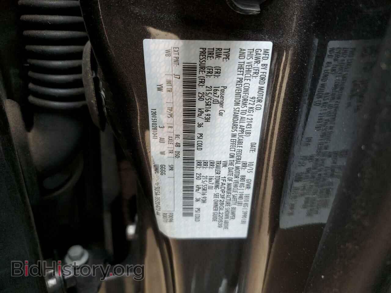 2016 FORD FOCUS - VIN: 1FADP3F28GL220539 - Фото 12