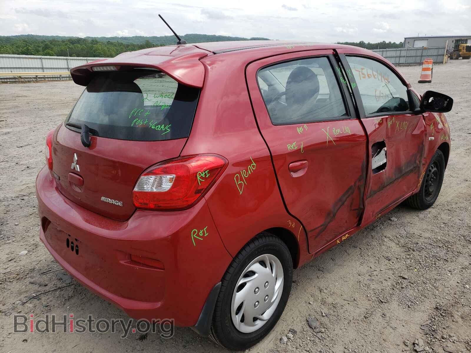 2017 MITSUBISHI MIRAGE - VIN: ML32A3HJ3HH018142 - Фото 4