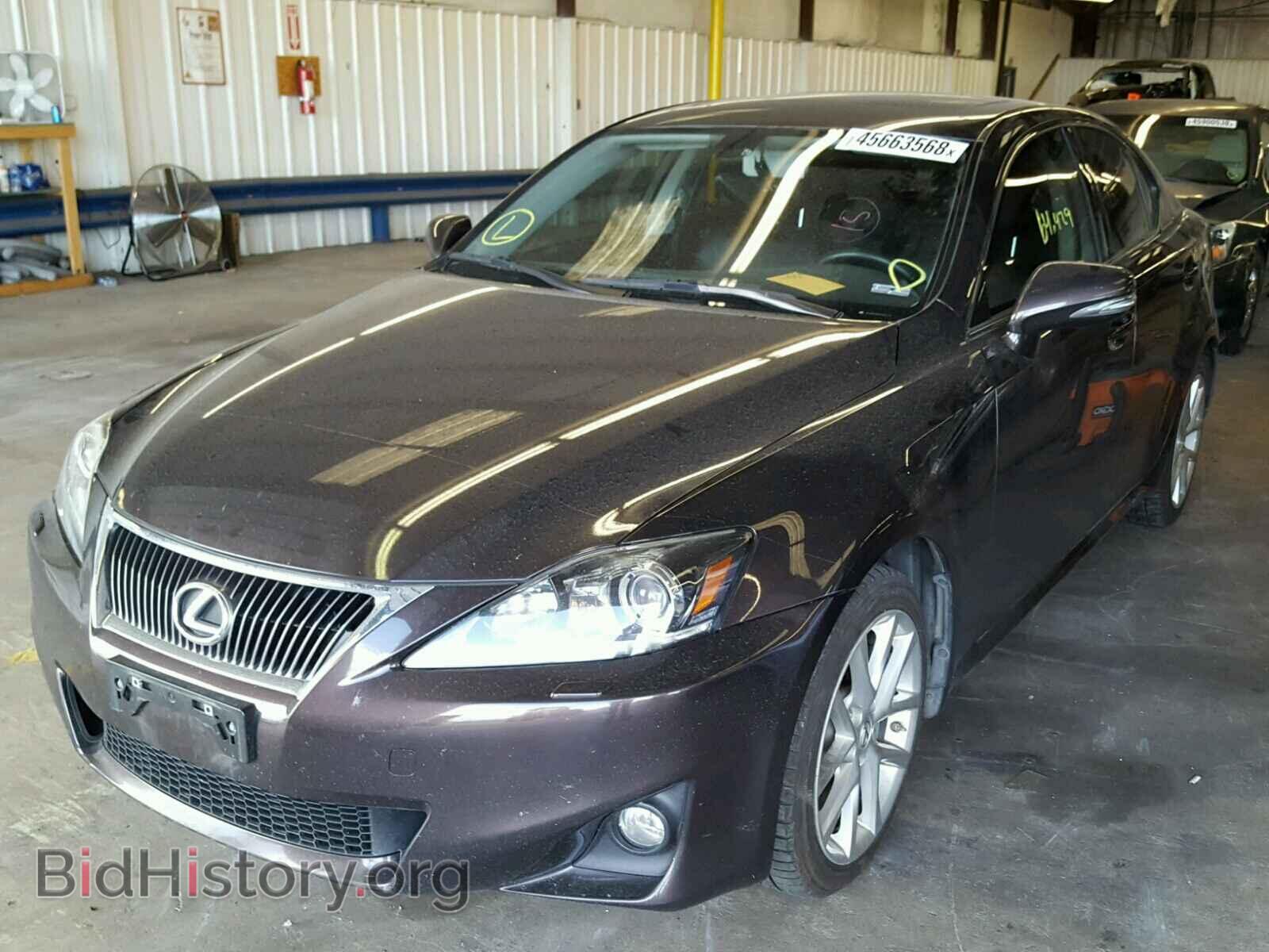 2012 LEXUS IS - VIN: JTHCE5C25C5002163 - Фото 2