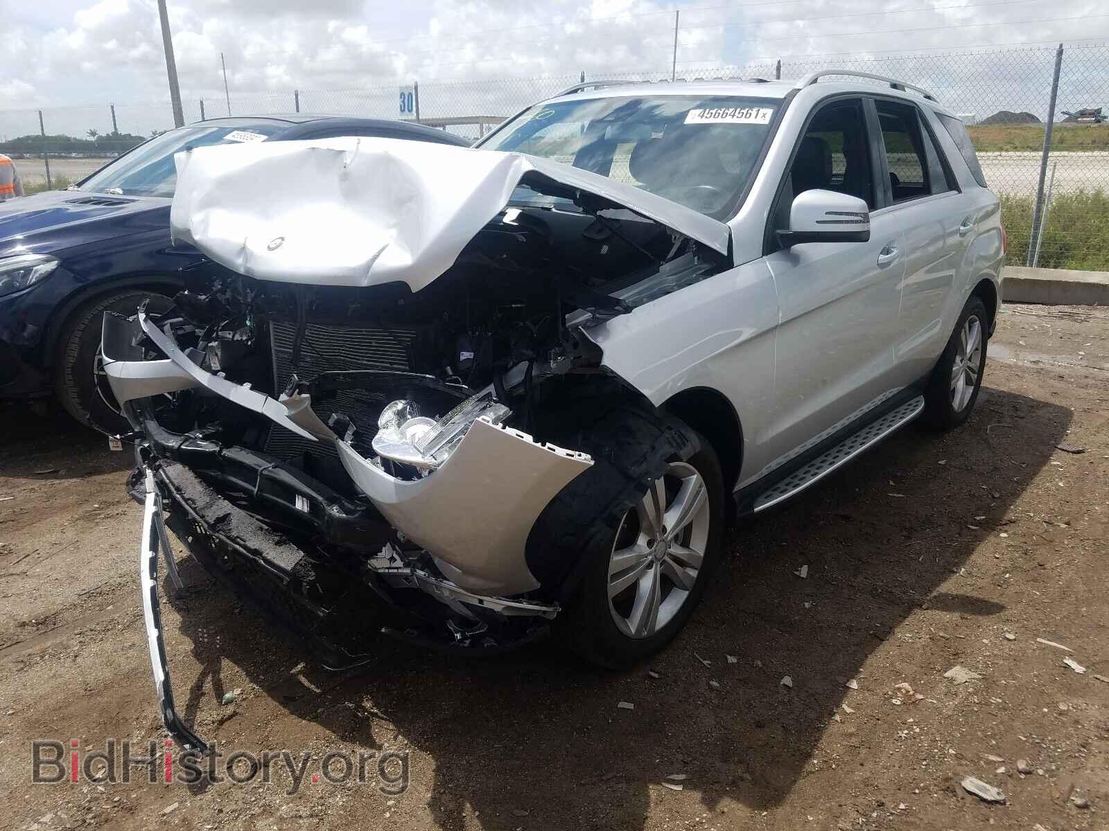2015 MERCEDES-BENZ M-CLASS - VIN: 4JGDA5JBXFA594963 - Фото 2