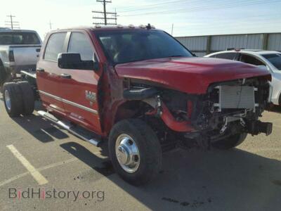 2016 RAM 3500, красный — VIN 3C7WRTCL4GG328375, Copart