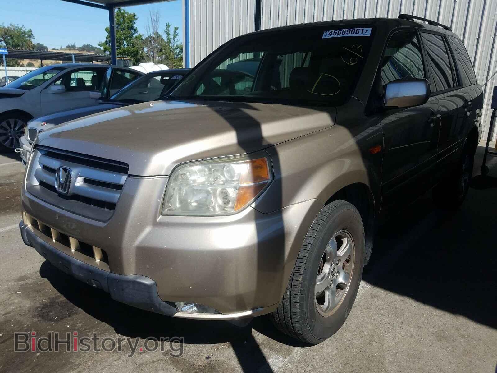 2006 HONDA PILOT - VIN: 5FNYF28526B035663 - Фото 2