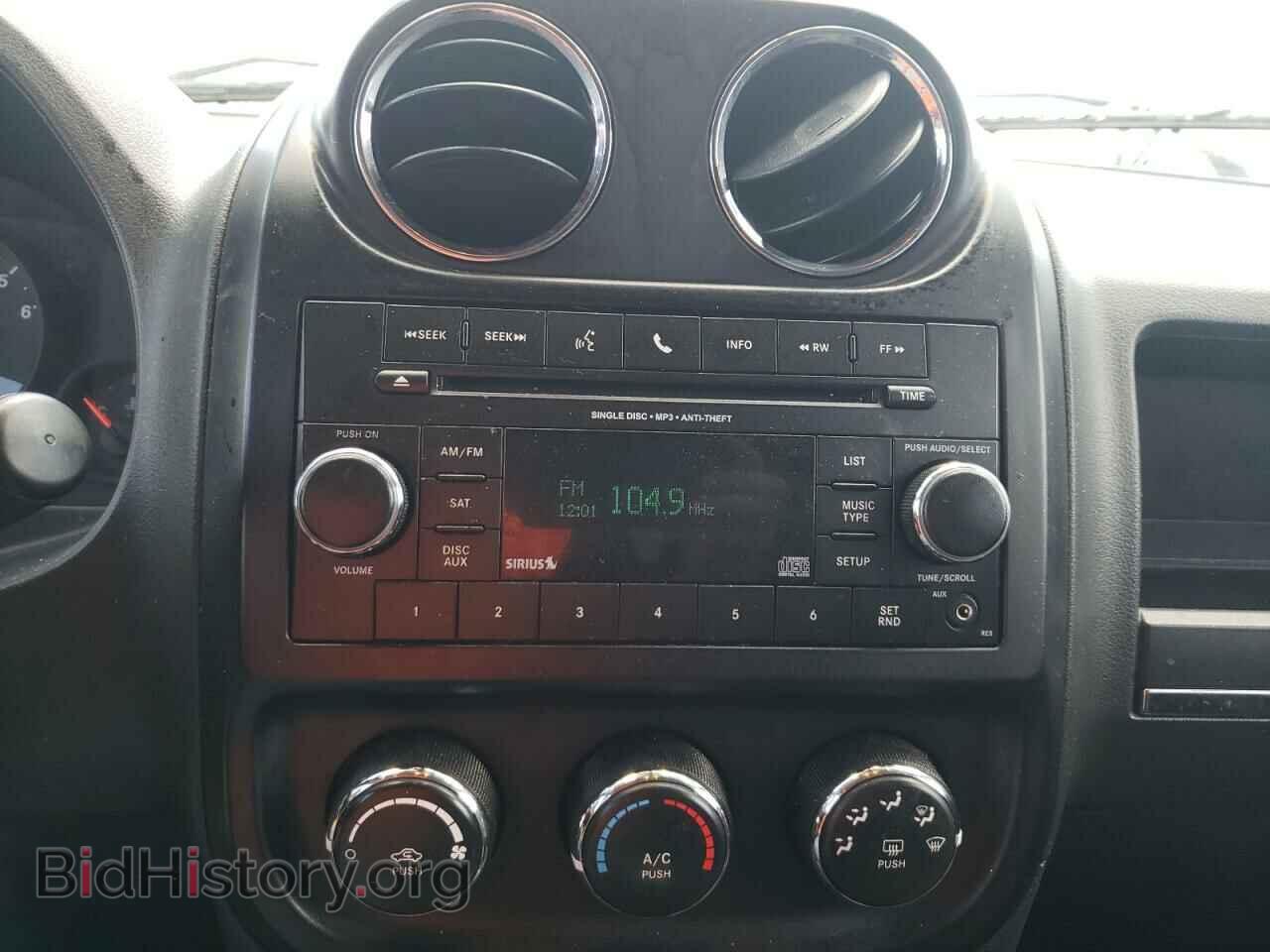 2012 JEEP COMPASS - VIN: 1C4NJCEB5CD514843 - Фото 9