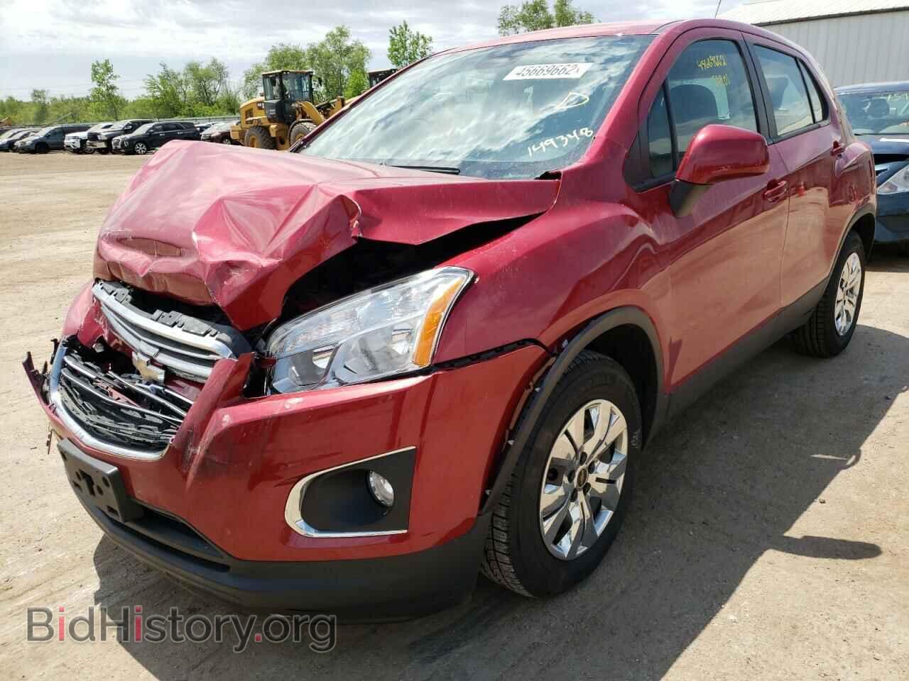 2015 CHEVROLET TRAX - VIN: KL7CJKSB6FB149348 - Фото 2