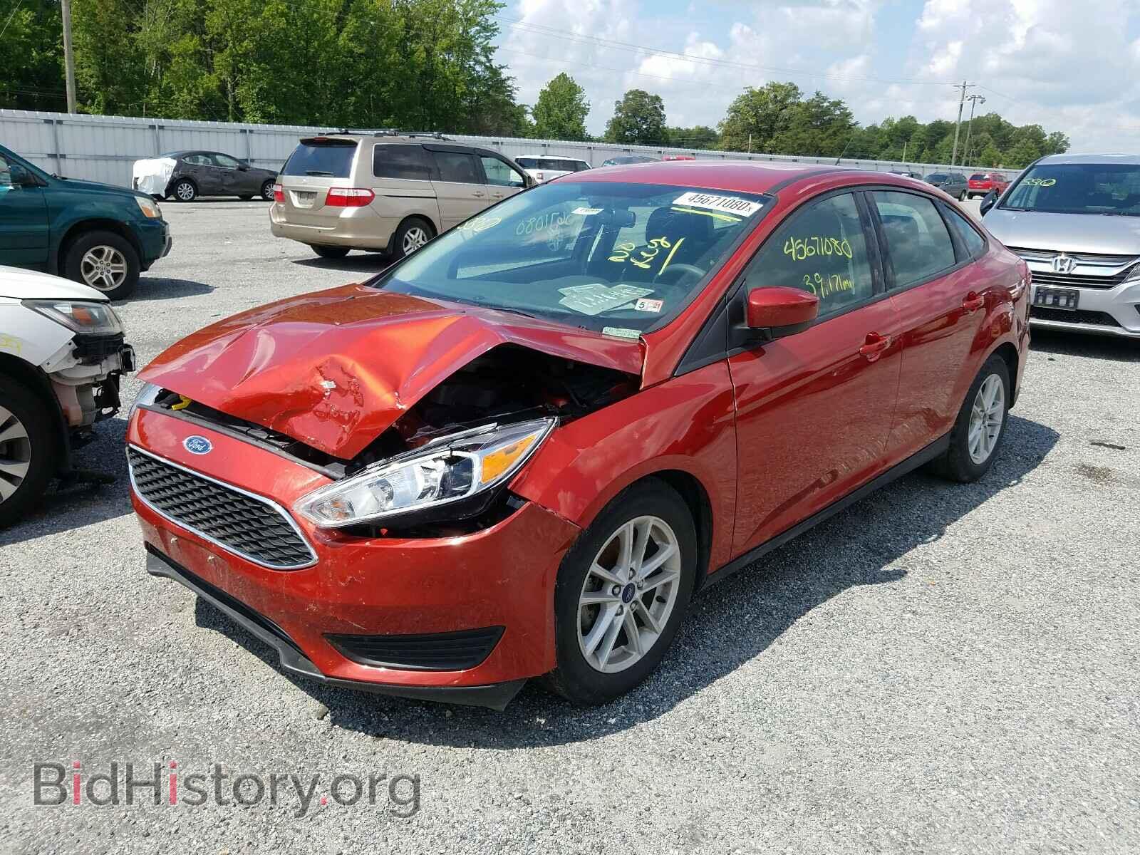 2018 FORD FOCUS - VIN: 1FADP3F24JL266621 - Фото 2