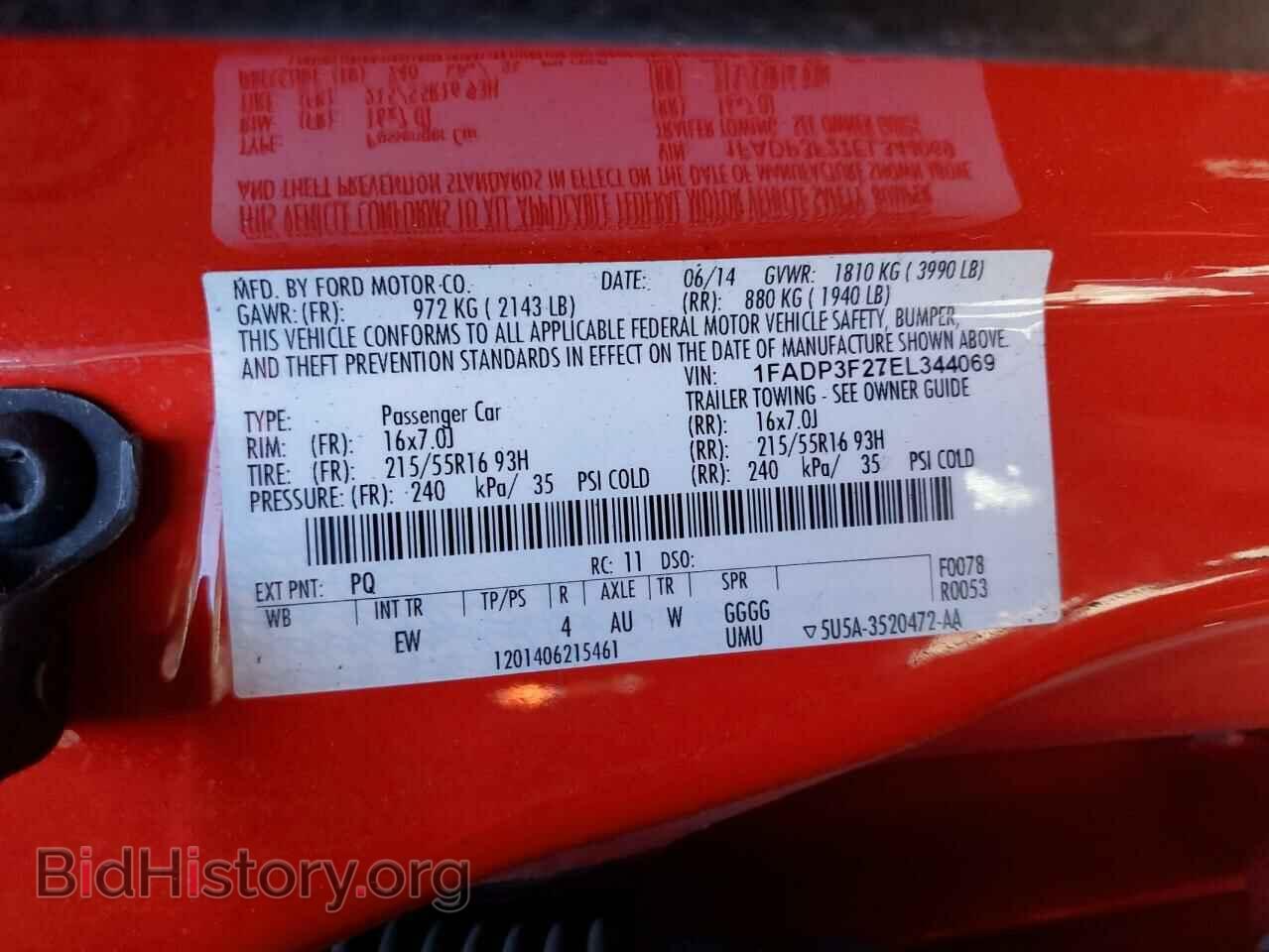 2014 FORD FOCUS - VIN: 1FADP3F27EL344069 - Photo 13