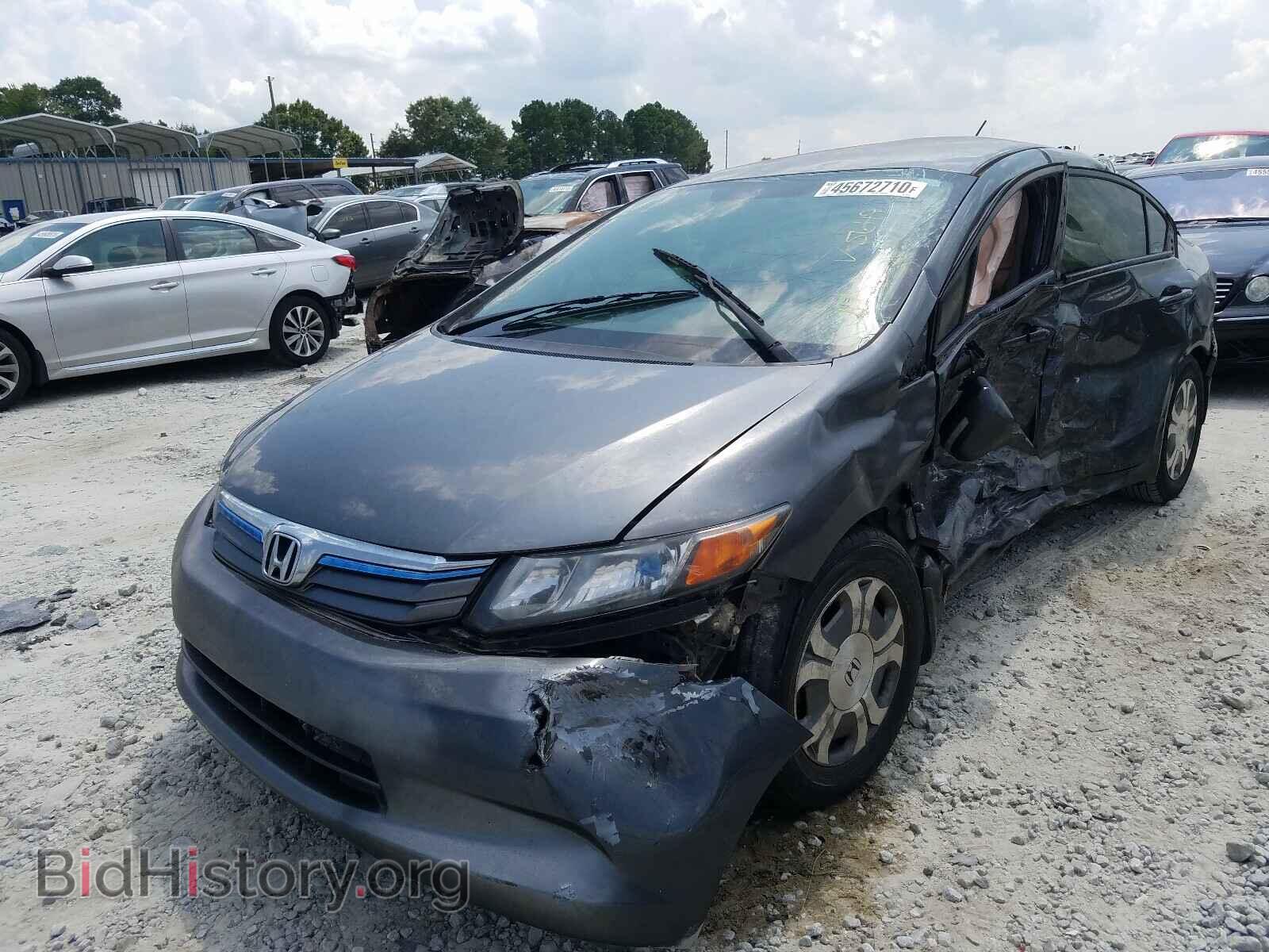 2012 HONDA CIVIC - VIN: JHMFB4F26CS005649 - Фото 2