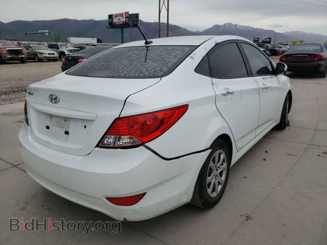 2014 HYUNDAI ACCENT - VIN: KMHCT4AE0EU646334 - Фото 4