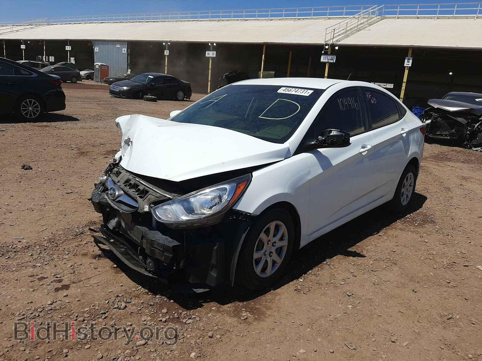 2014 HYUNDAI ACCENT - VIN: KMHCT4AE4EU619136 - Фото 2