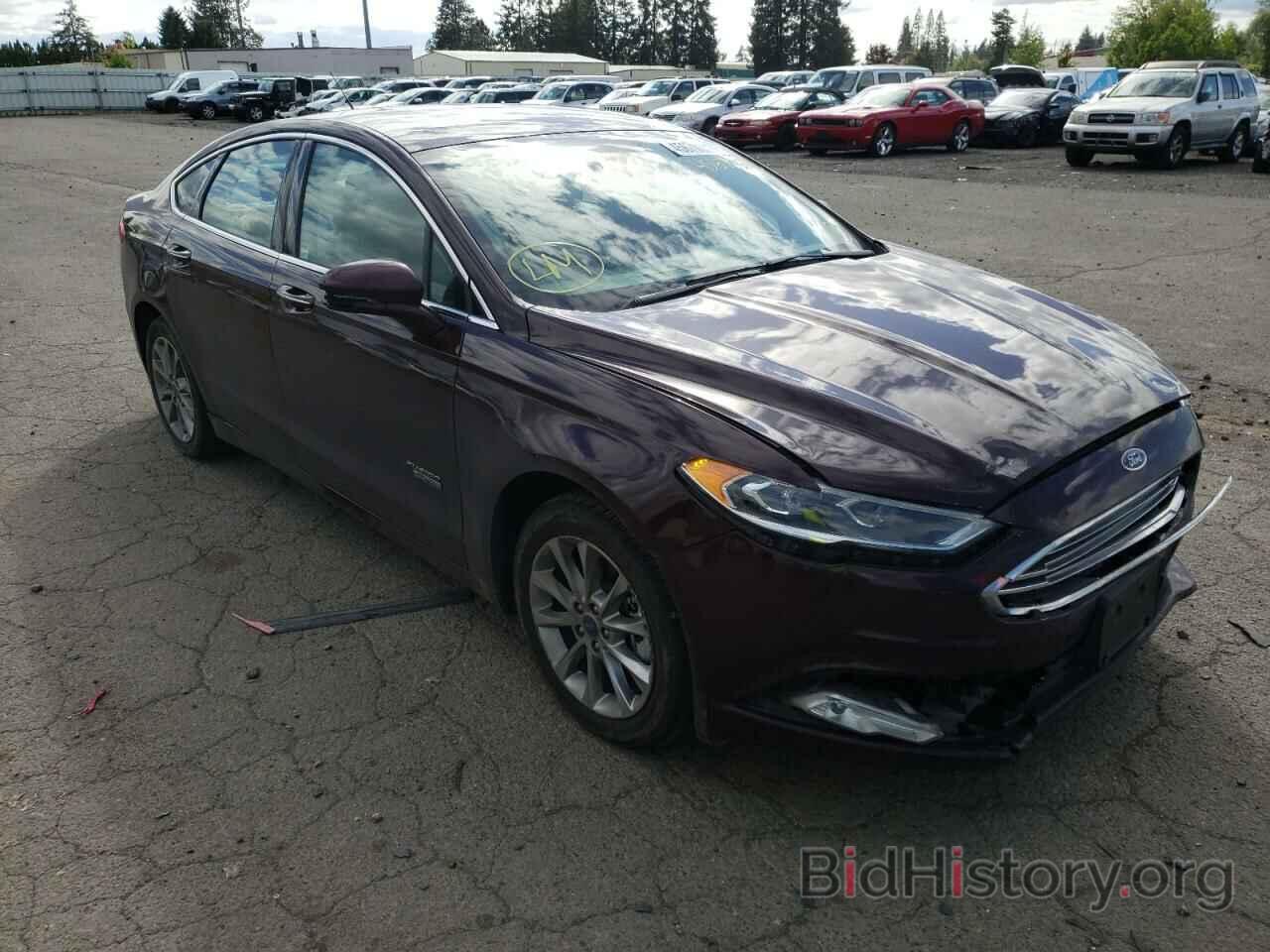 Фотография 3FA6P0PU3HR322518 - FORD FUSION 2017