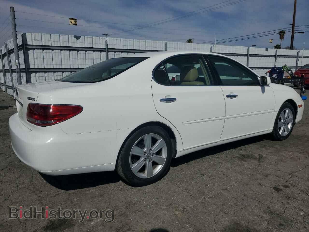 2005 LEXUS ES330 - VIN: JTHBA30G855096344 - Фото 3