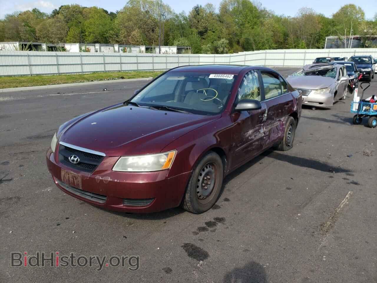 2007 HYUNDAI SONATA - VIN: 5NPET46C77H257272 - Фото 2