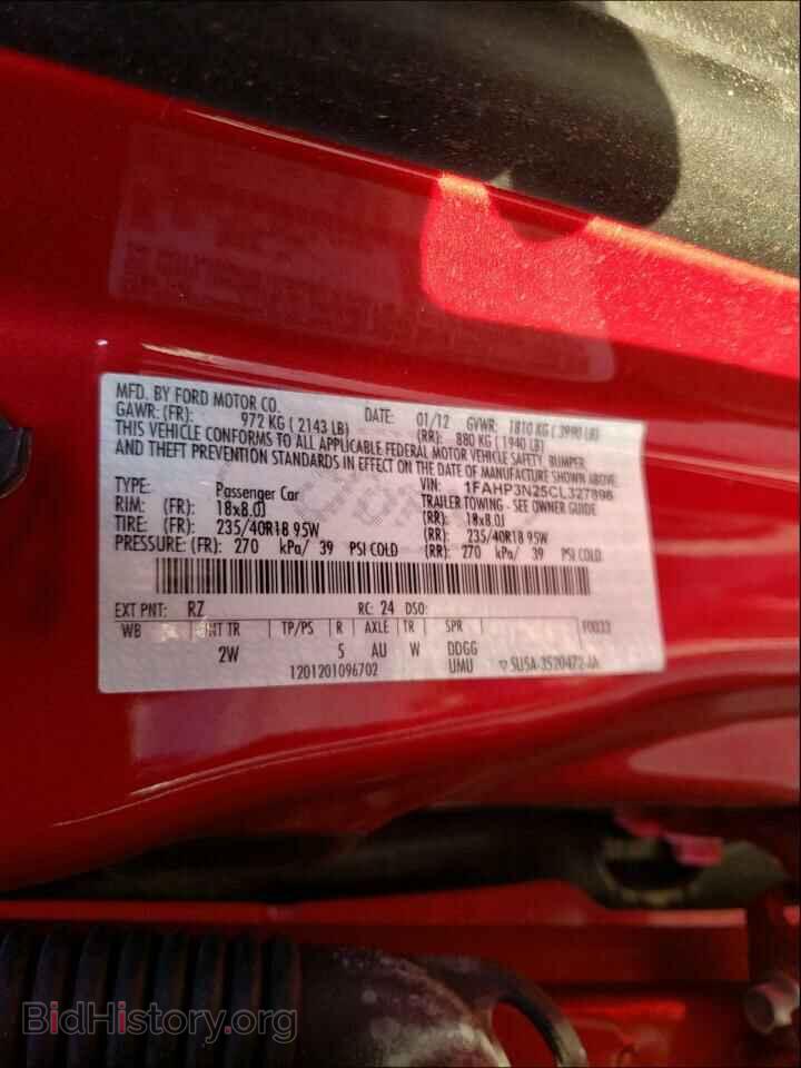 2012 FORD FOCUS - VIN: 1FAHP3N25CL327898 - Фото 10