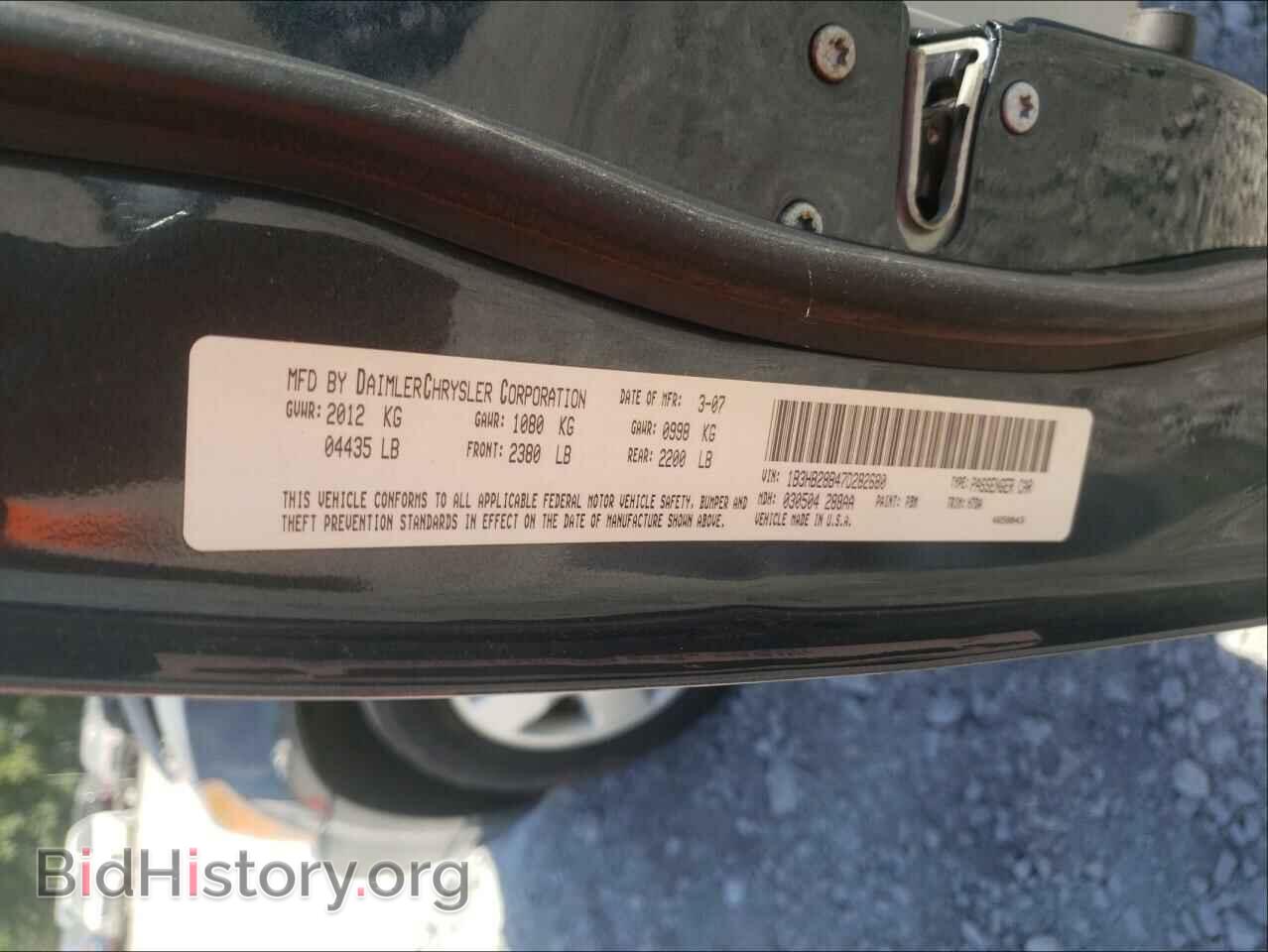 2007 DODGE CALIBER - VIN: 1B3HB28B47D282680 - Фото 10