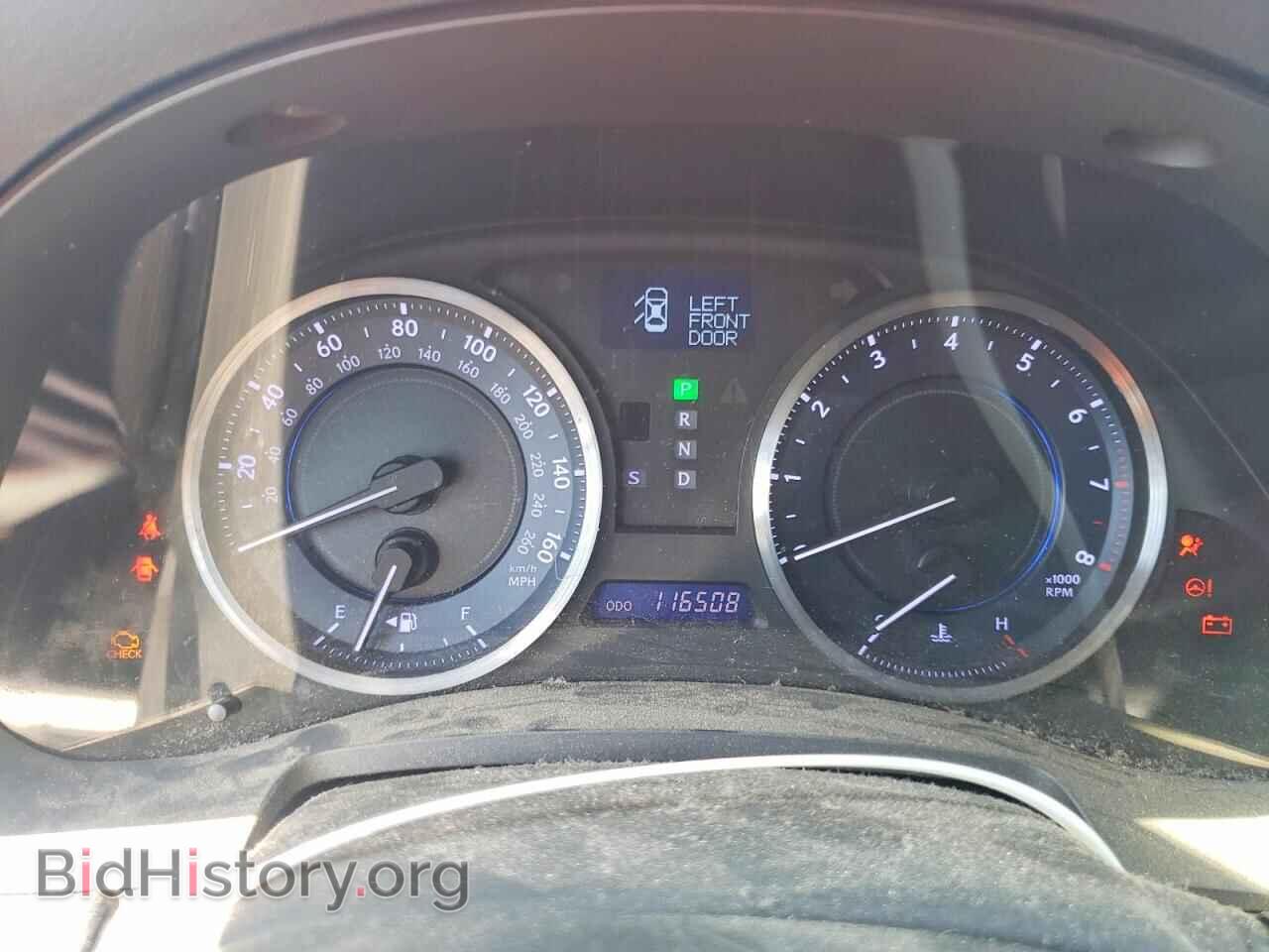 2012 LEXUS IS - VIN: JTHBF5C21C5172206 - Фото 9
