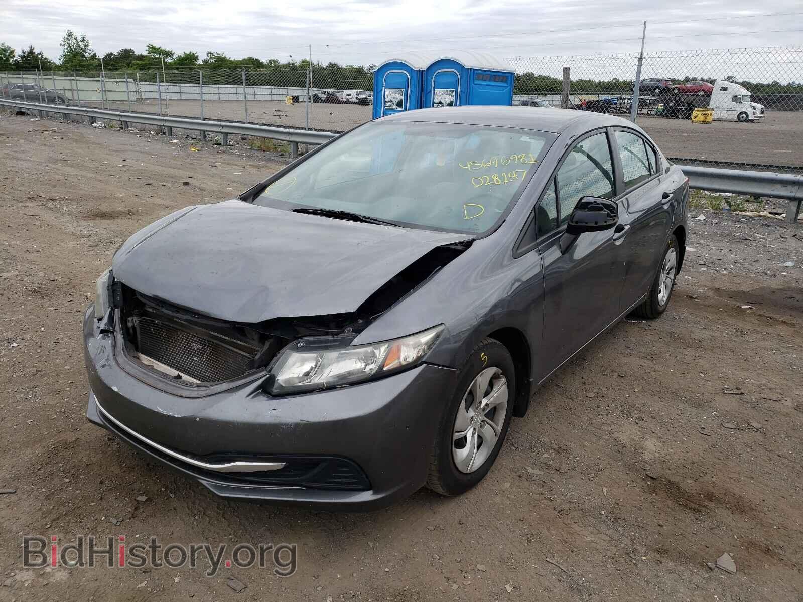 2013 HONDA CIVIC - VIN: 19XFB2F53DE028147 - Фото 2