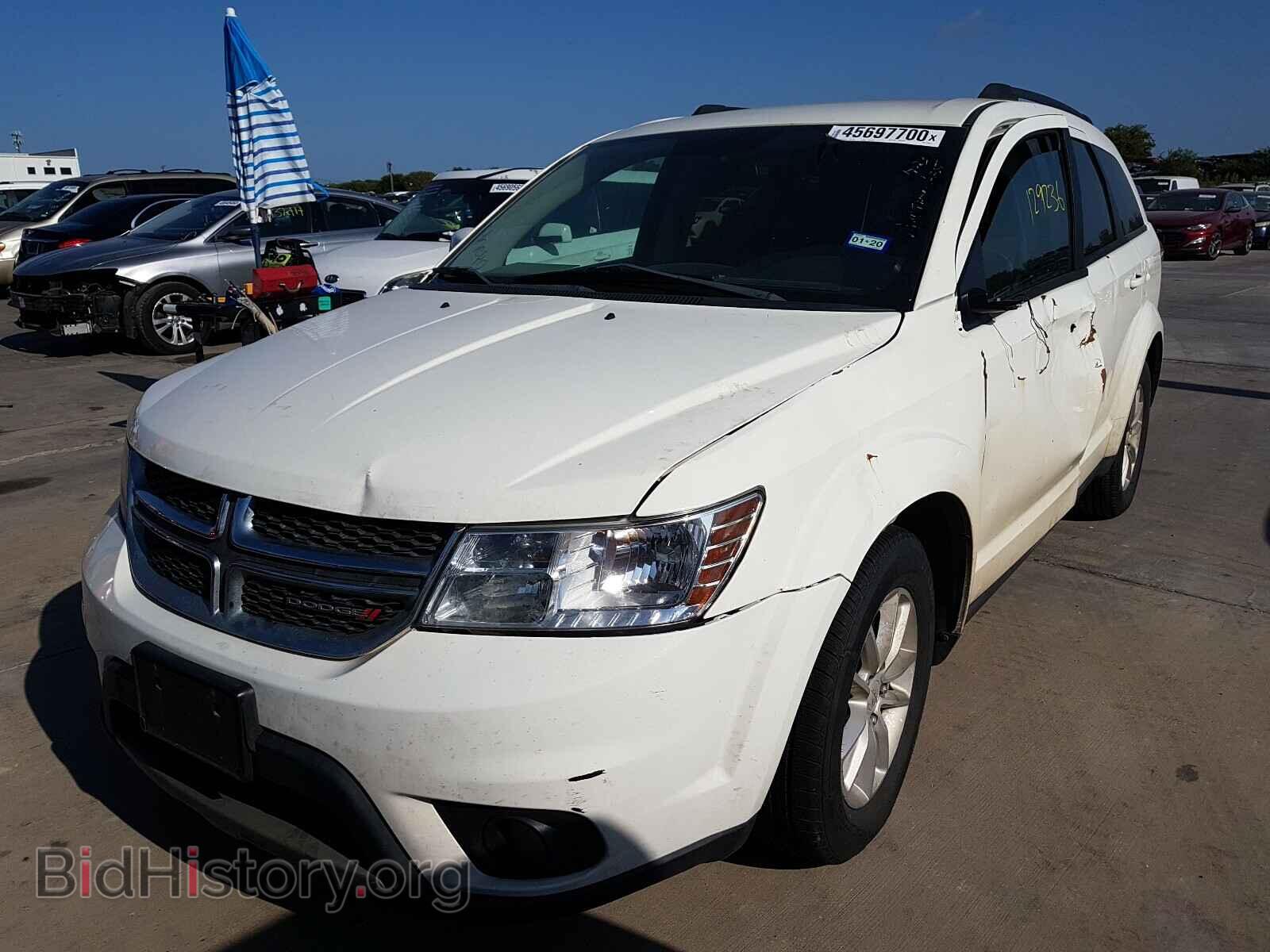 2013 DODGE JOURNEY - VIN: 3C4PDCBB9DT530107 - Фото 2