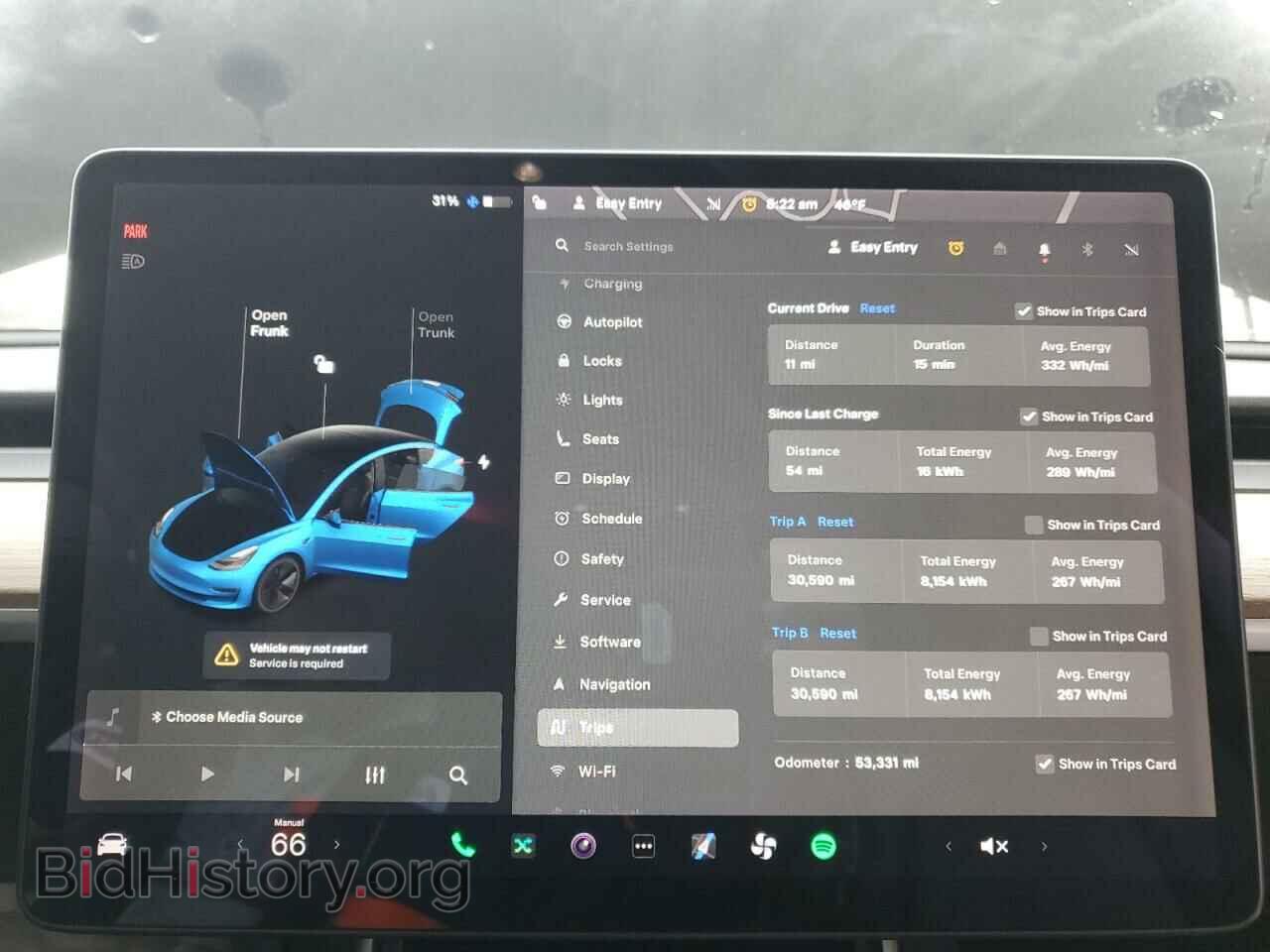 2019 TESLA MODEL 3 - VIN: 5YJ3E1EA7KF308194 - Фото 9