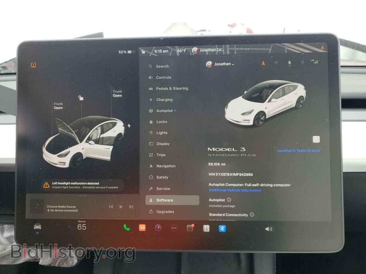 2021 TESLA MODEL 3 - VIN: 5YJ3E1EA1MF942989 - Photo 9
