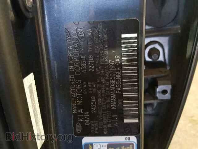 2014 KIA OPTIMA - VIN: KNAGM4AD8E5071997 - Фото 10