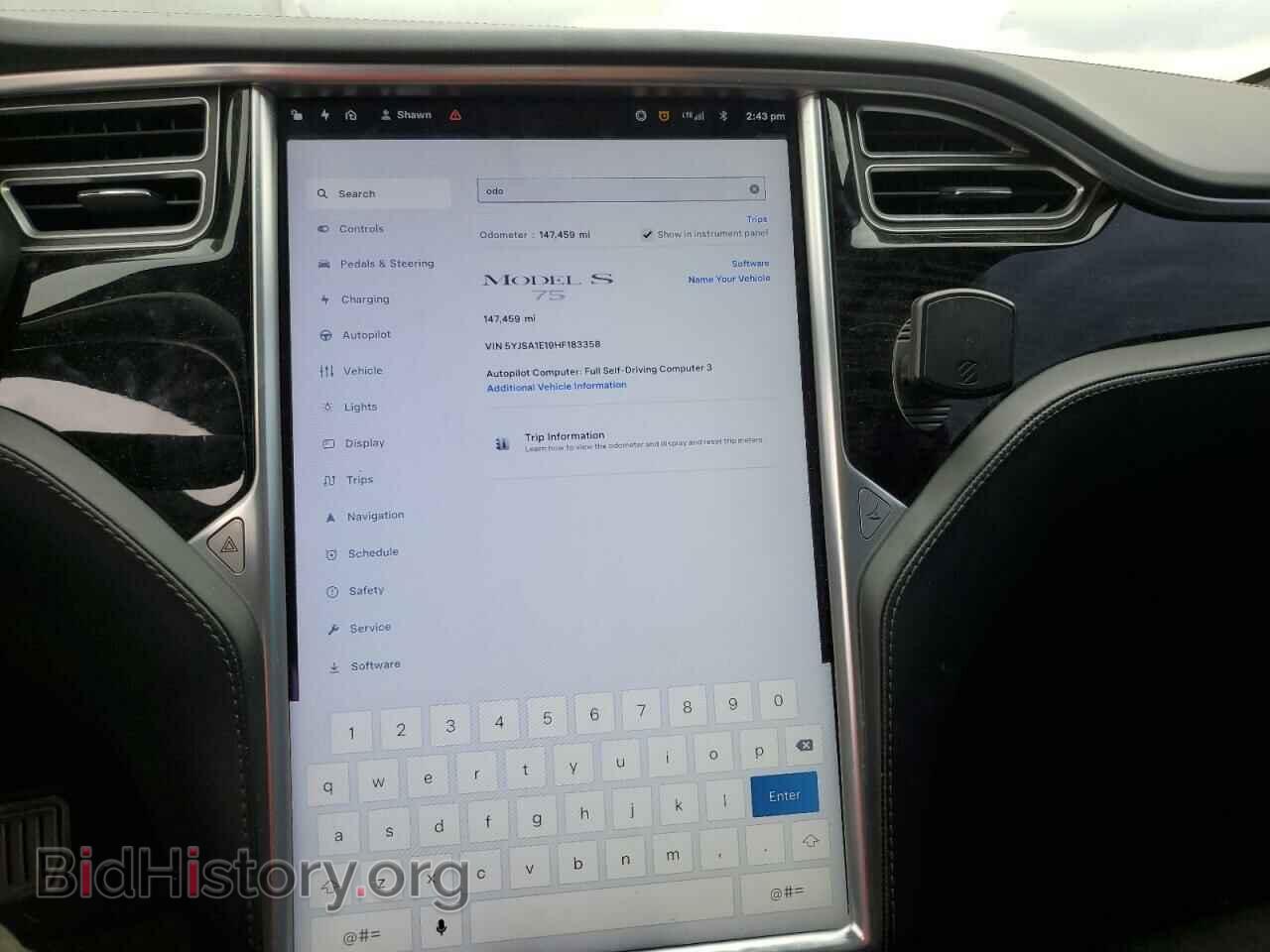 2017 TESLA MODEL S - VIN: 5YJSA1E19HF183358 - Photo 9