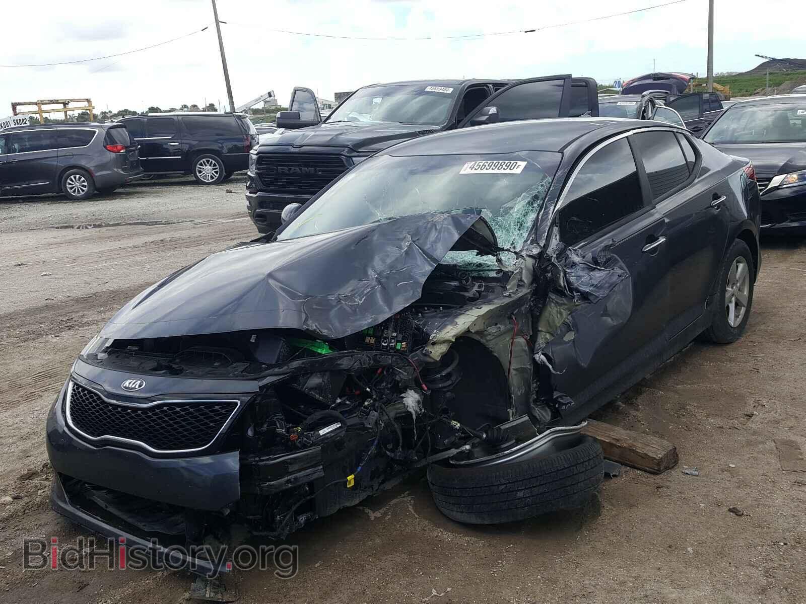 2015 KIA OPTIMA - VIN: KNAGM4A74F5622941 - Фото 2