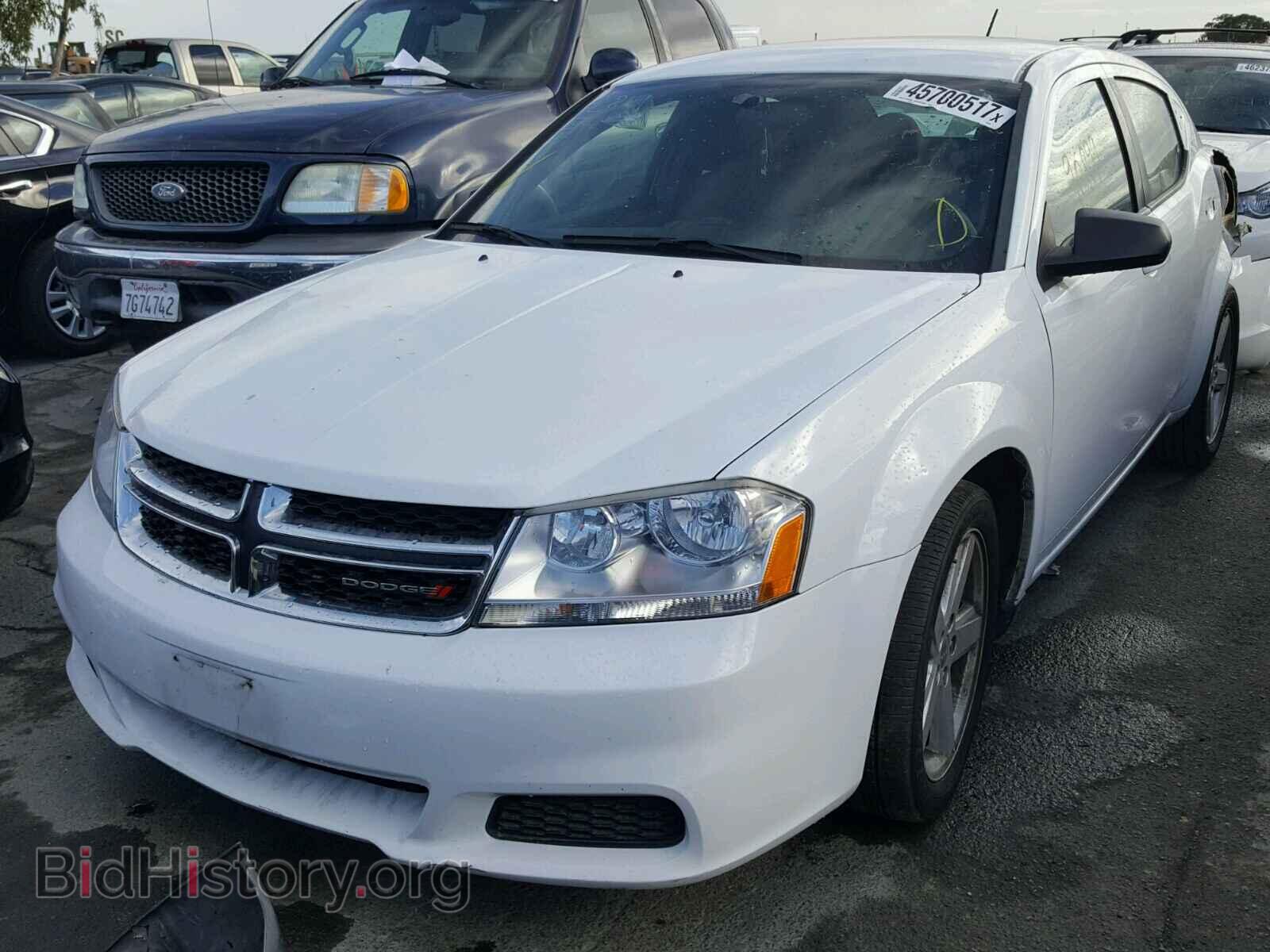 2013 DODGE AVENGER - VIN: 1C3CDZAB3DN707029 - Фото 2