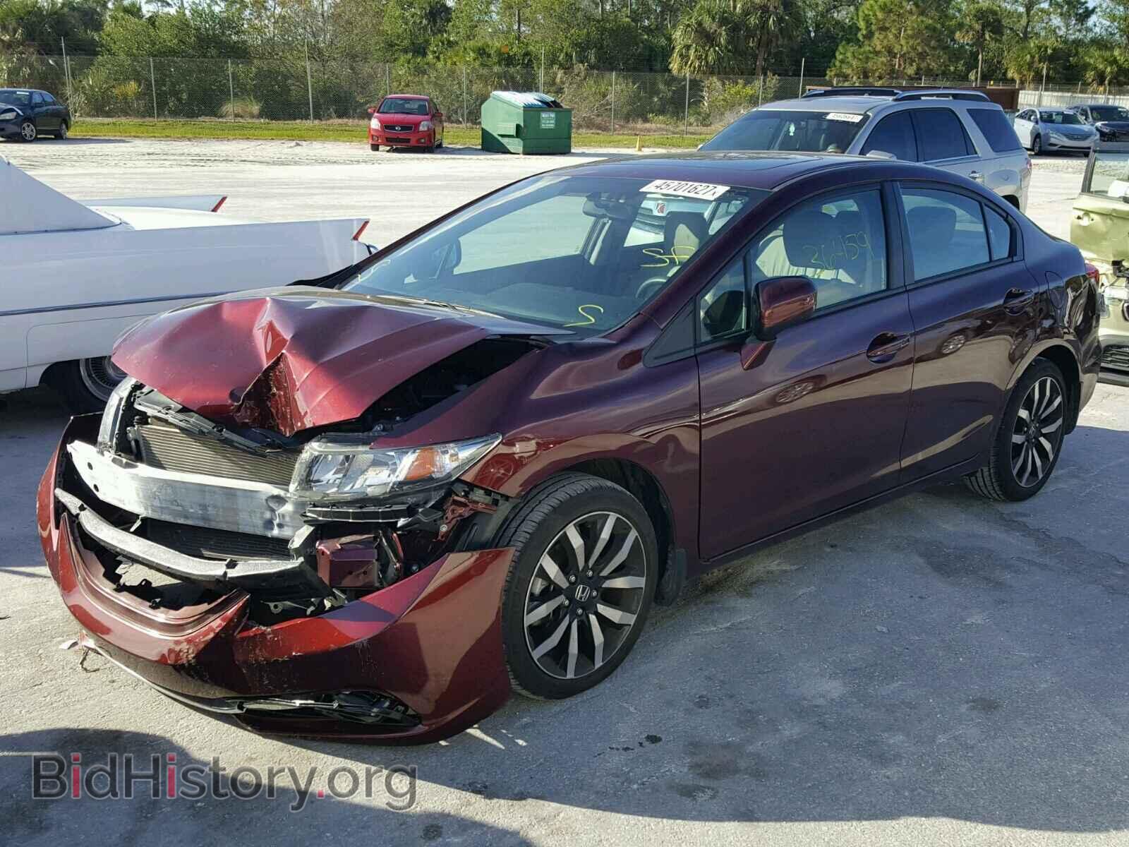 2014 HONDA CIVIC - VIN: 19XFB2F95EE044290 - Фото 2