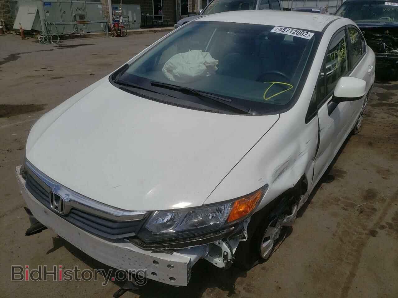 2012 HONDA CIVIC - VIN: 2HGFB2F57CH590797 - Фото 2