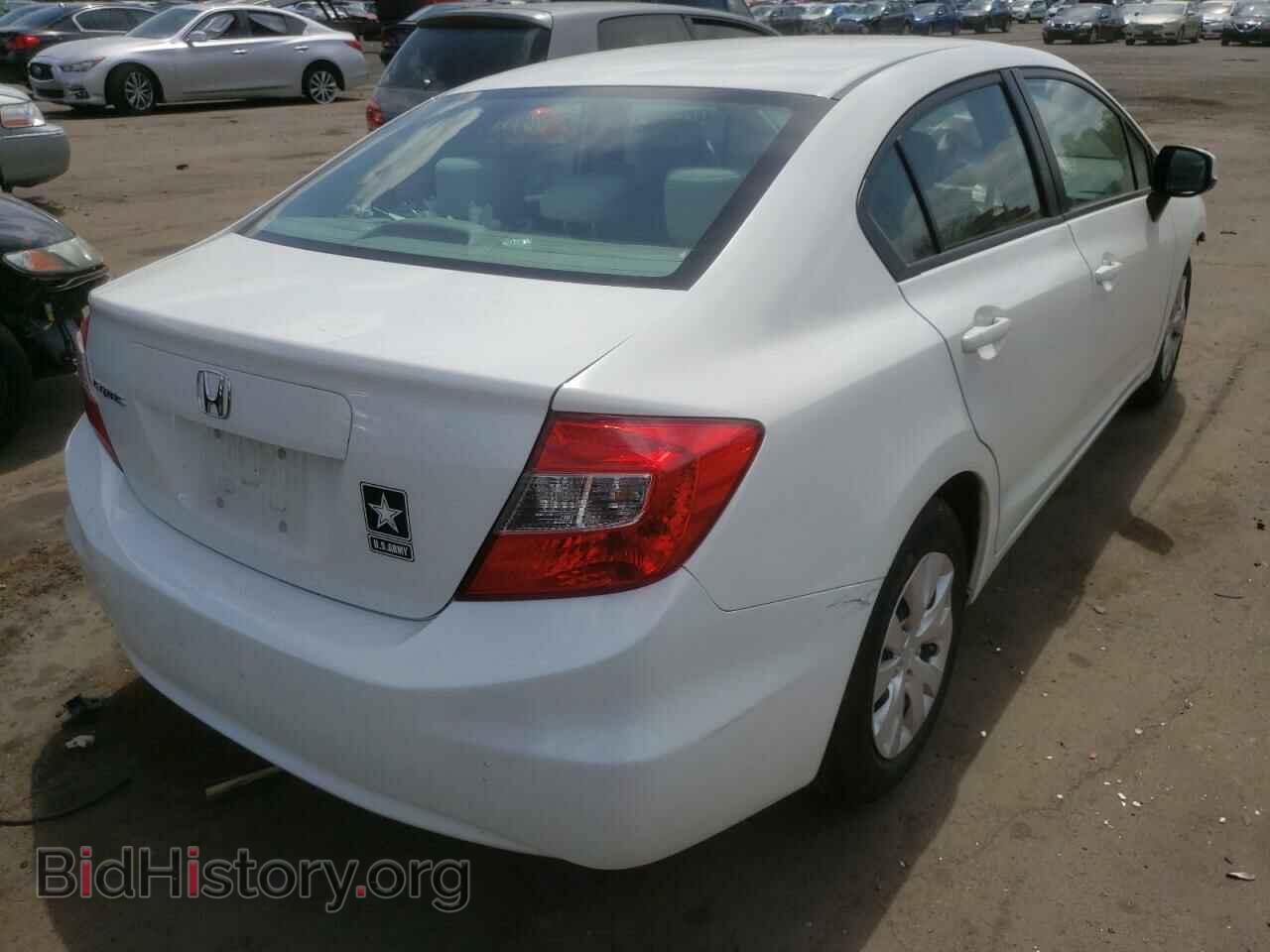 2012 HONDA CIVIC - VIN: 2HGFB2F57CH590797 - Фото 4