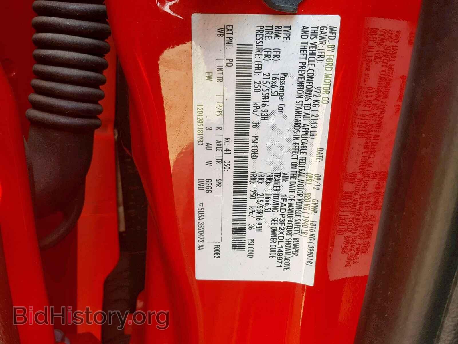 2013 FORD FOCUS SE - VIN: 1FADP3F2XDL149971 - Photo 10