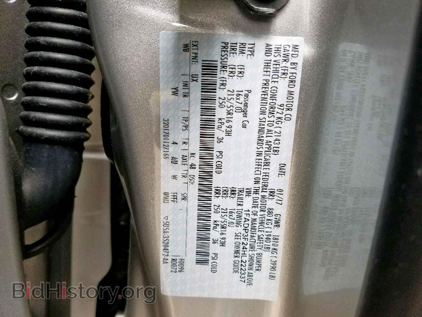 2017 FORD FOCUS SE - VIN: 1FADP3F24HL222337 - Фото 10