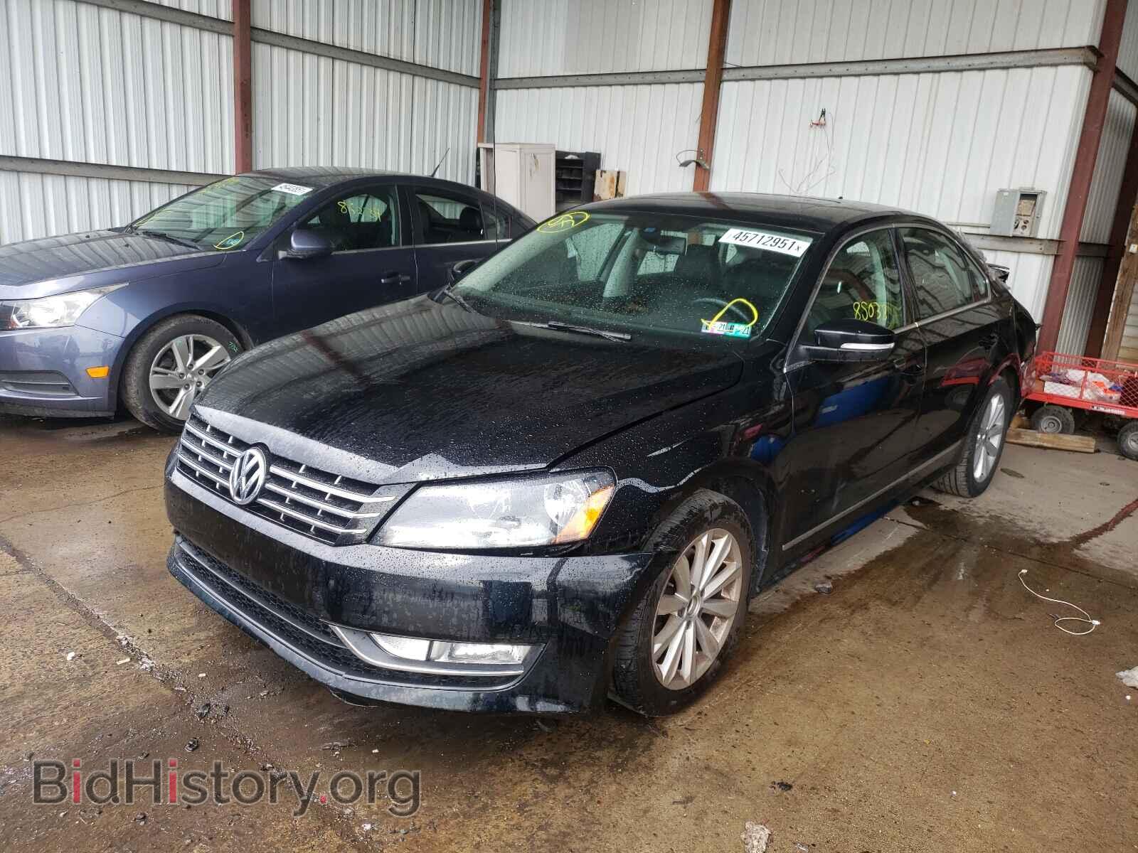 2013 VOLKSWAGEN PASSAT - VIN: 1VWCP7A33DC041525 - Фото 2