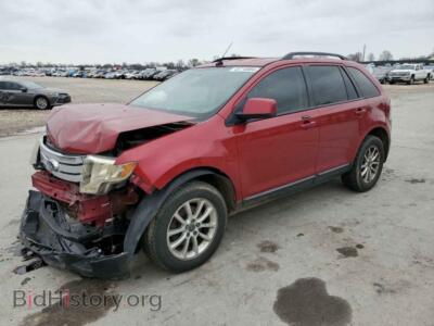 2008 Ford EDGE SEL, red — VIN 2FMDK48CX8BA94458, Copart
