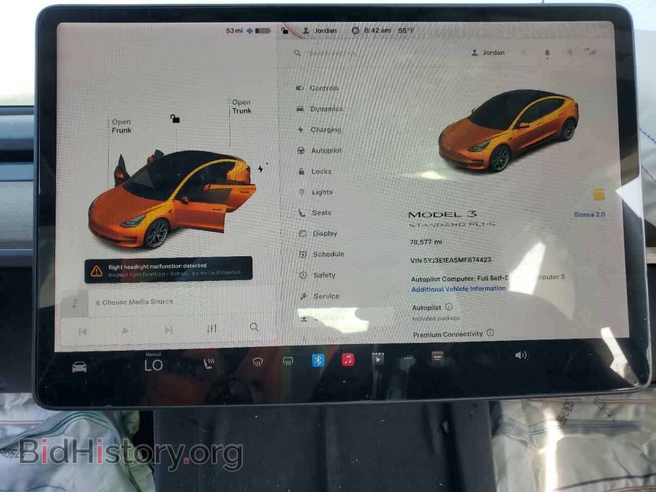 2021 TESLA MODEL 3 - VIN: 5YJ3E1EA5MF874423 - Photo 9