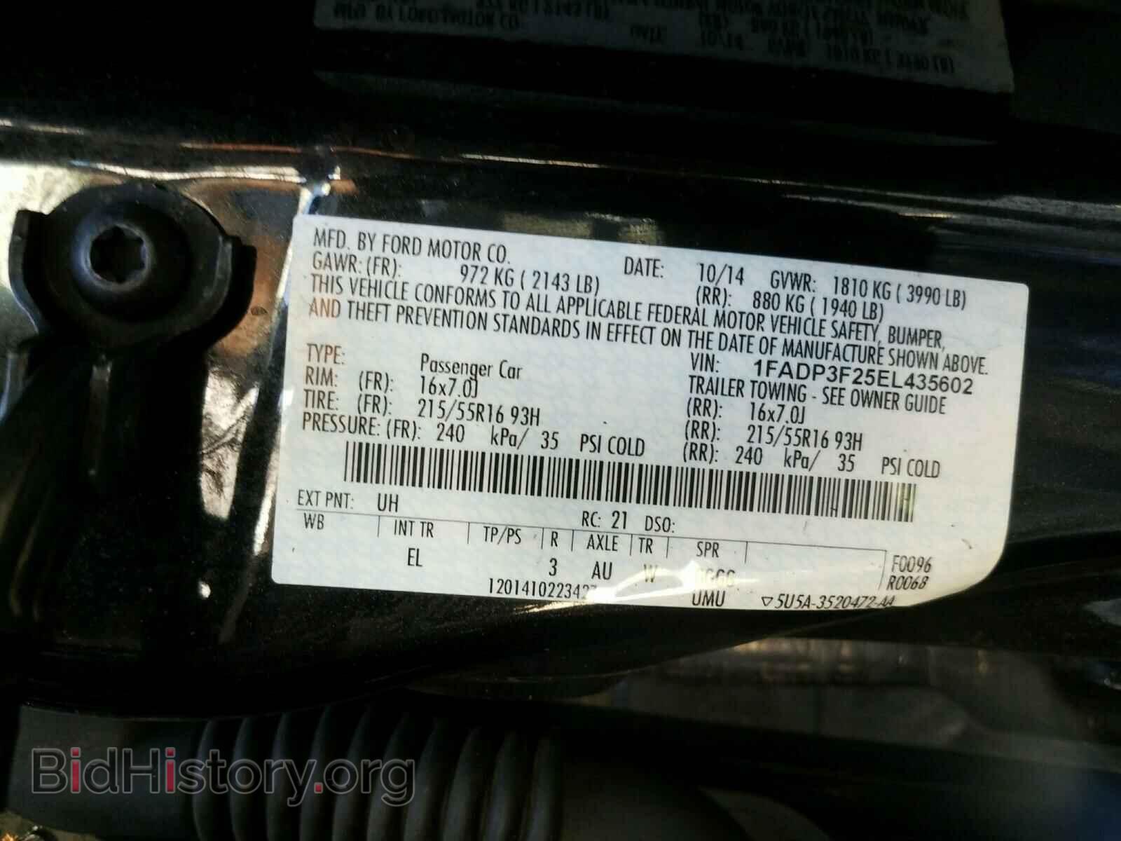 2014 FORD FOCUS - VIN: 1FADP3F25EL435602 - Photo 10