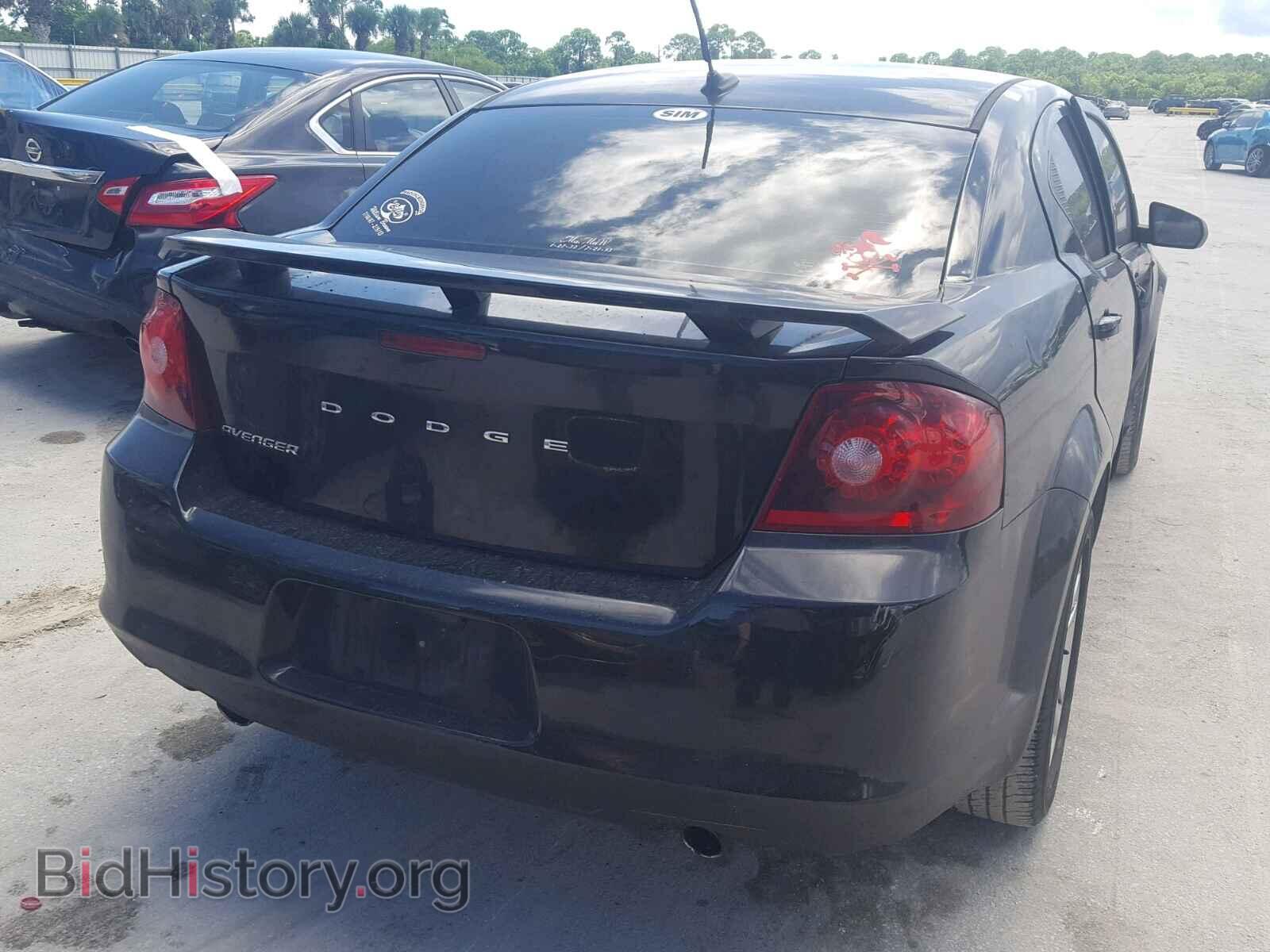 2013 DODGE AVENGER - VIN: 1C3CDZAG2DN544675 - Фото 4