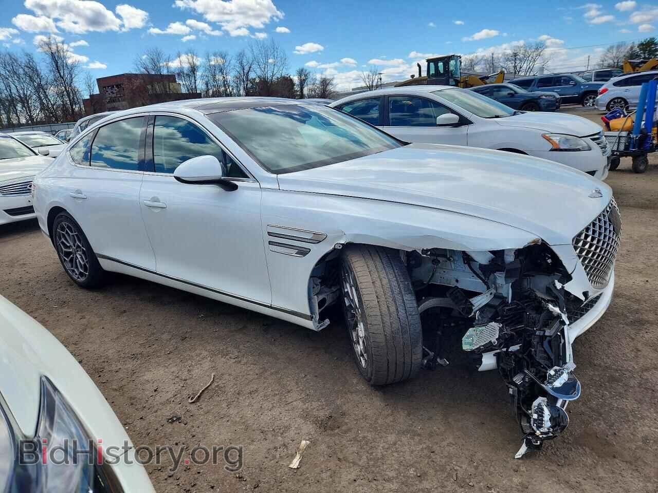 2022 GENESIS G80 - VIN: KMTGB4SC7NU137686 - Фото 4