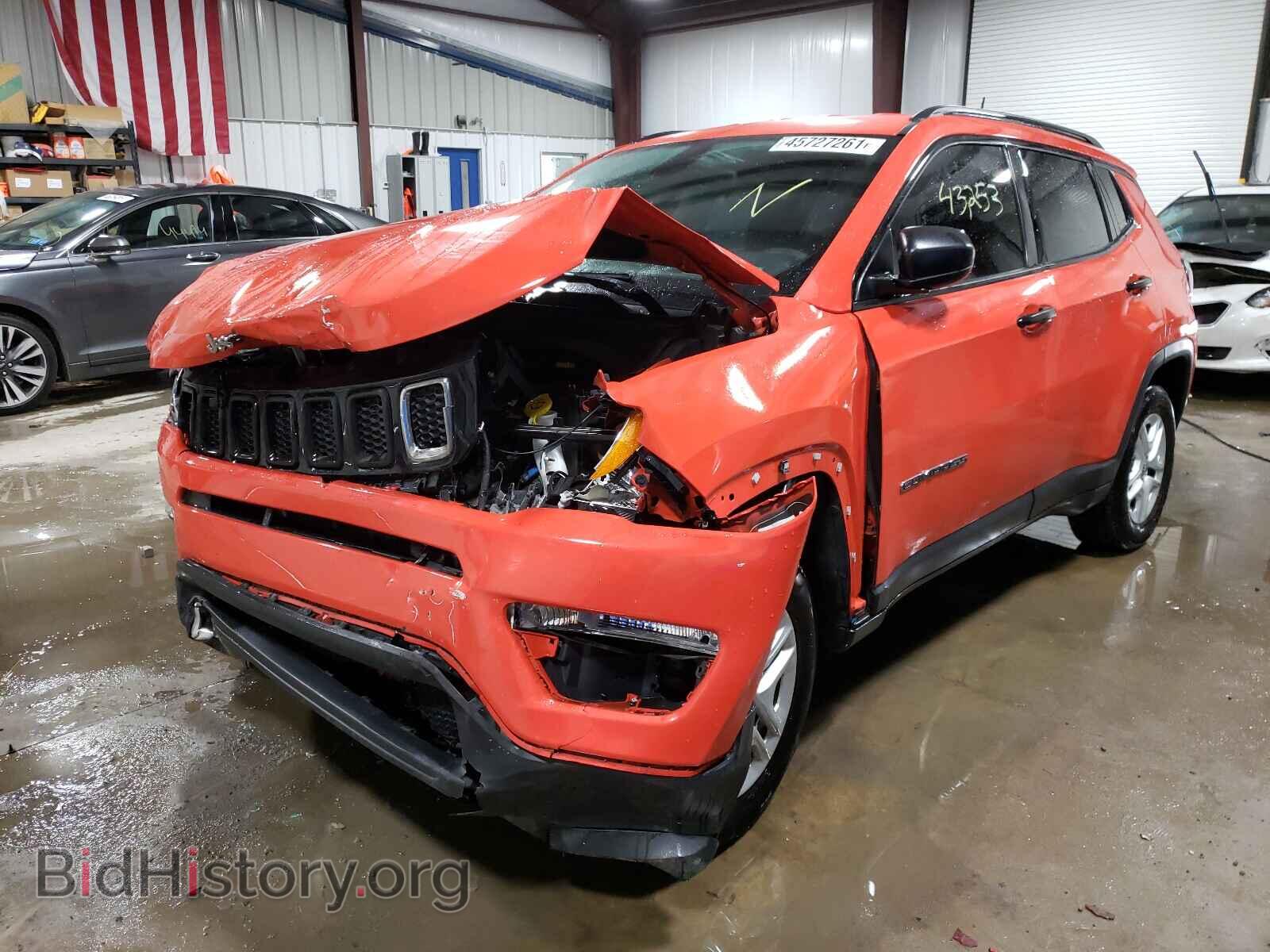 2018 JEEP COMPASS - VIN: 3C4NJDAB5JT163290 - Фото 2