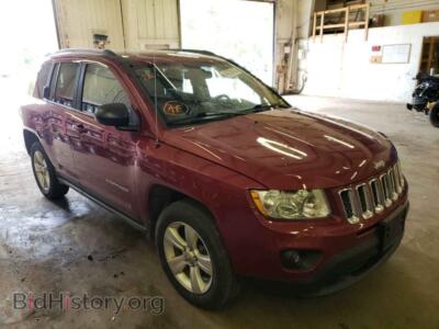2012 Jeep COMPASS COMPASS LA, red — VIN 1C4NJDEB2CD577730, Copart
