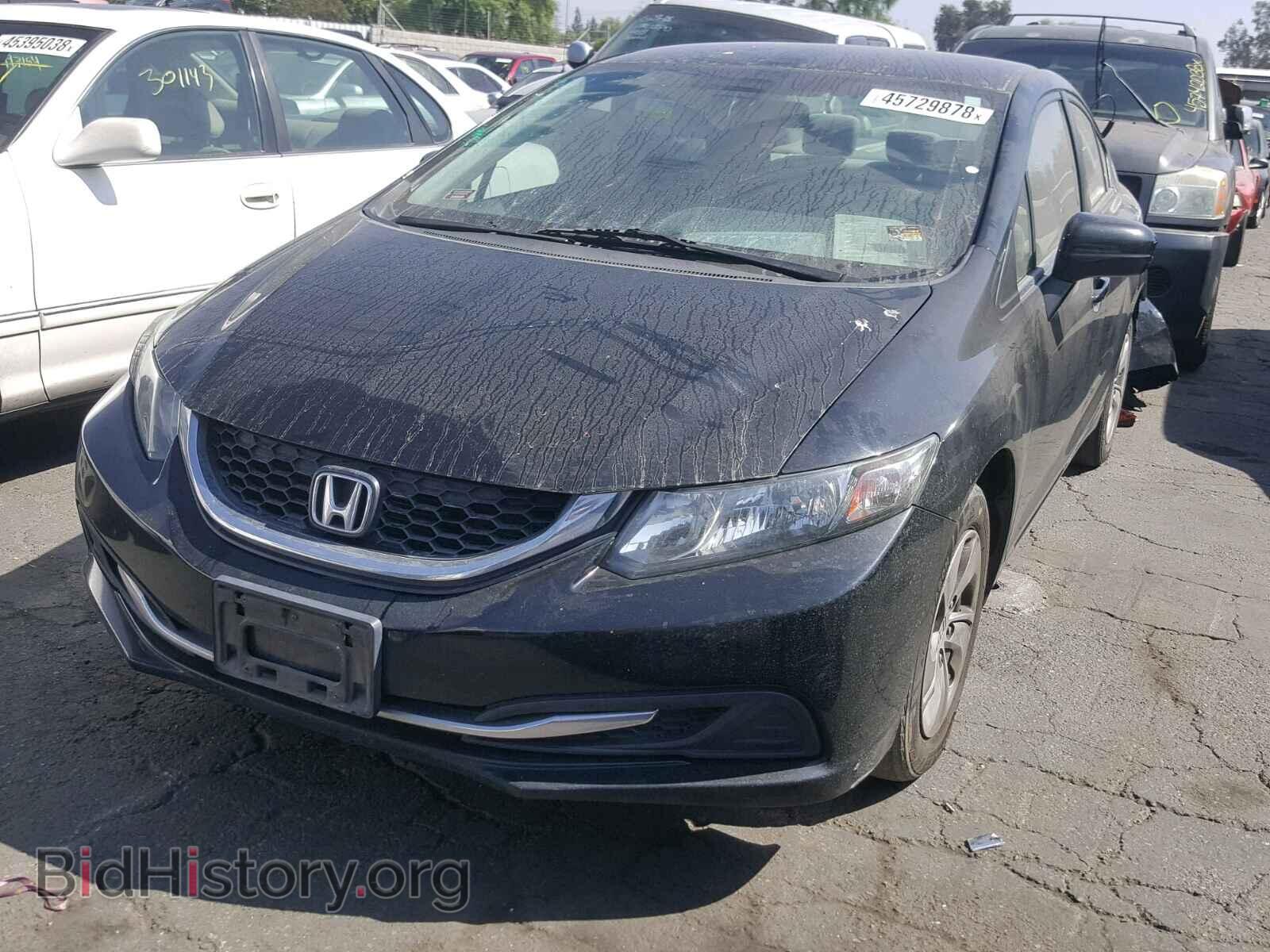2014 HONDA CIVIC LX - VIN: 19XFB2F54EE256708 - Фото 2