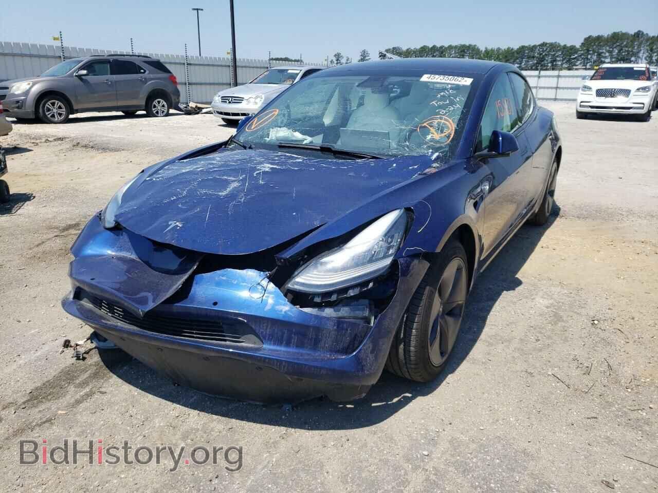 2020 TESLA MODEL 3 - VIN: 5YJ3E1EA7LF783930 - Фото 2