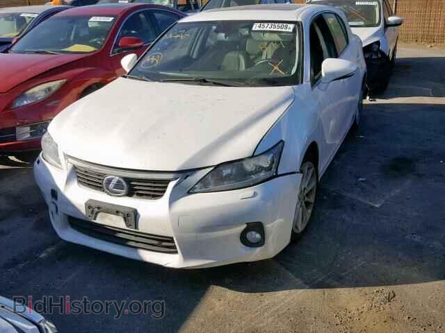 2012 LEXUS CT 200 - VIN: JTHKD5BH1C2060471 - Фото 2