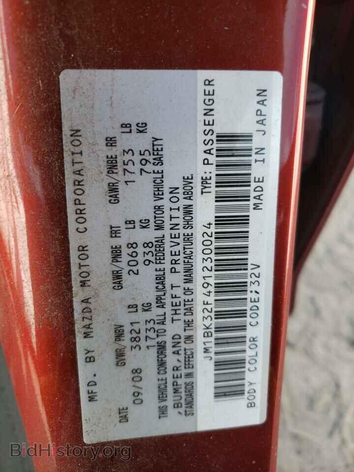 2009 MAZDA 3 - VIN: JM1BK32F491230024 - Фото 10