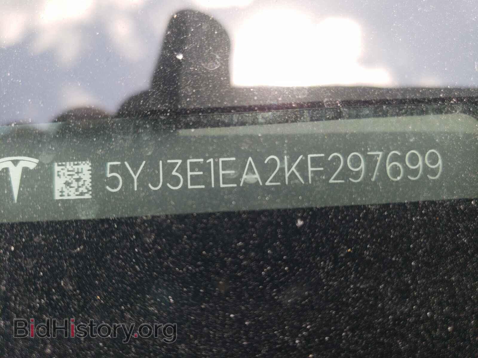 2019 TESLA MODEL 3 - VIN: 5YJ3E1EA2KF297699 - Фото 10
