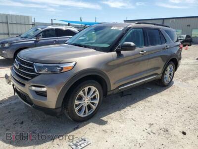 2021 Ford EXPLORER XLT, серый — VIN 1FMSK8DH3MGB30266, Copart