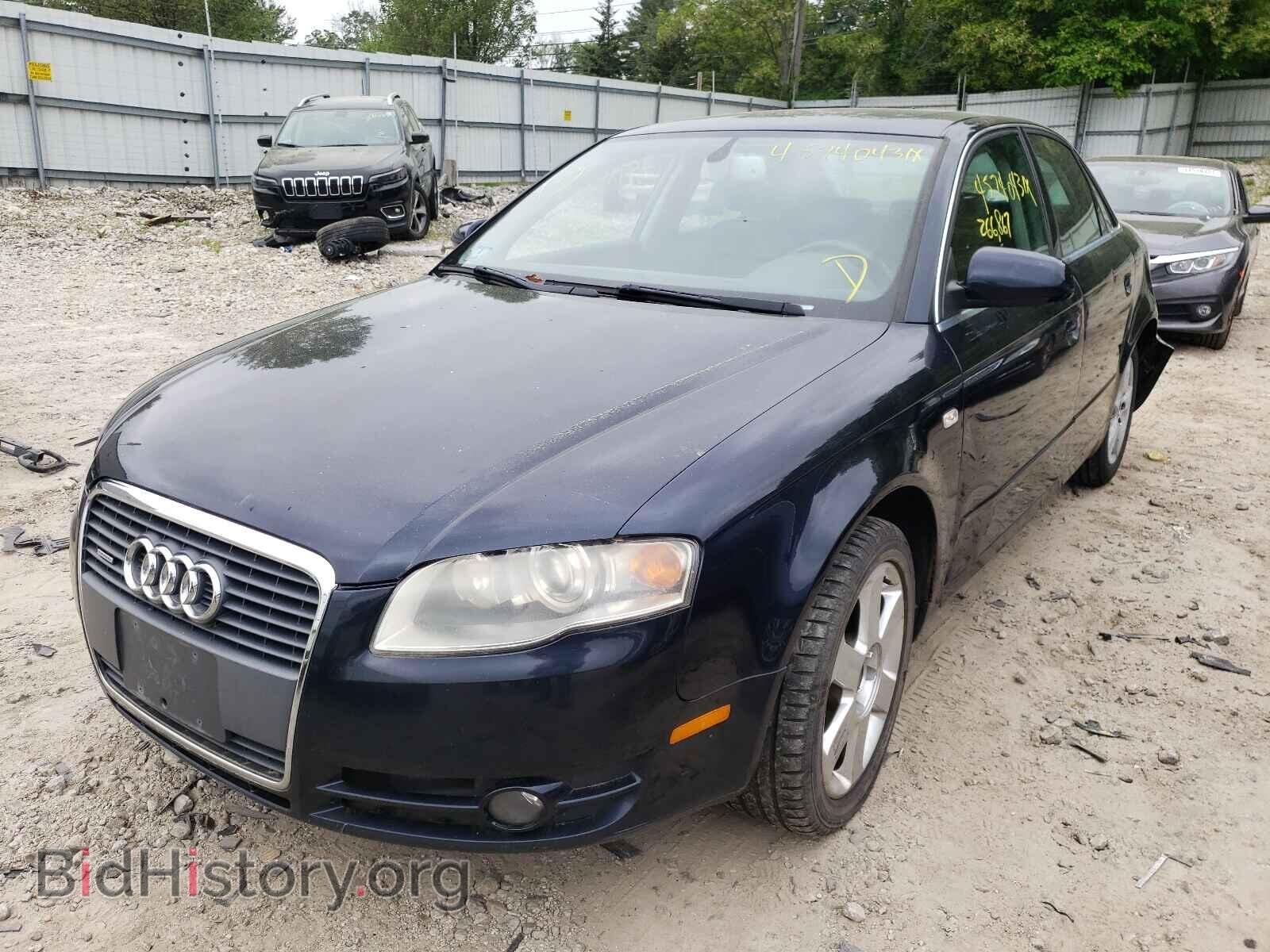 2007 AUDI A4 - VIN: WAUDF78E37A128050 - Фото 2