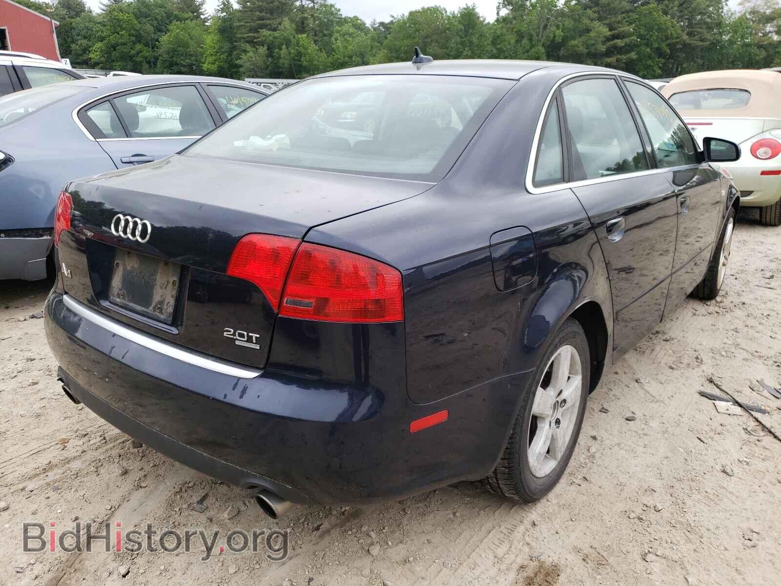 2007 AUDI A4 - VIN: WAUDF78E37A128050 - Фото 4