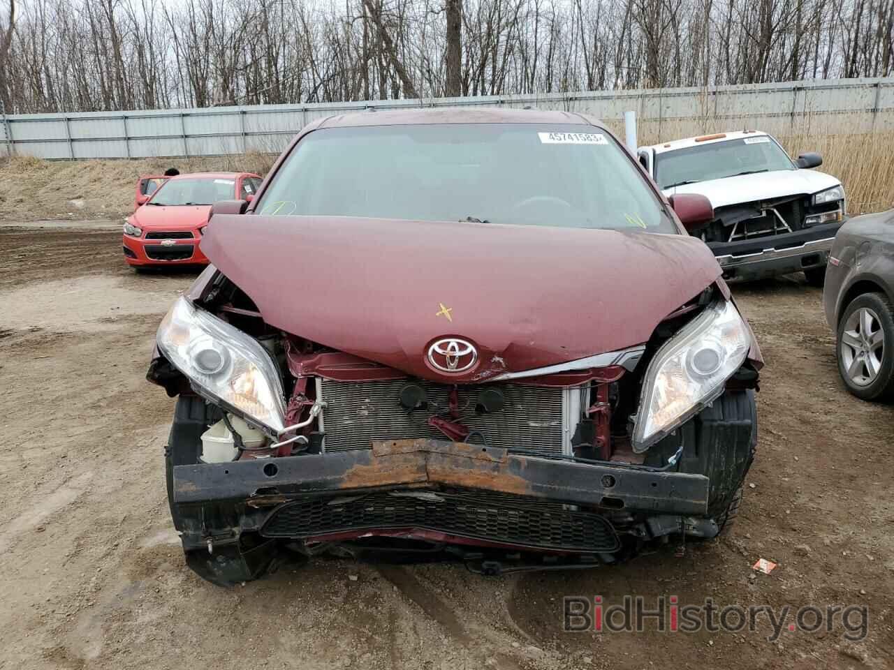 Report 5TDYK3DC6DS348990 TOYOTA SIENNA 2013 BURGUNDY GAS - price and ...