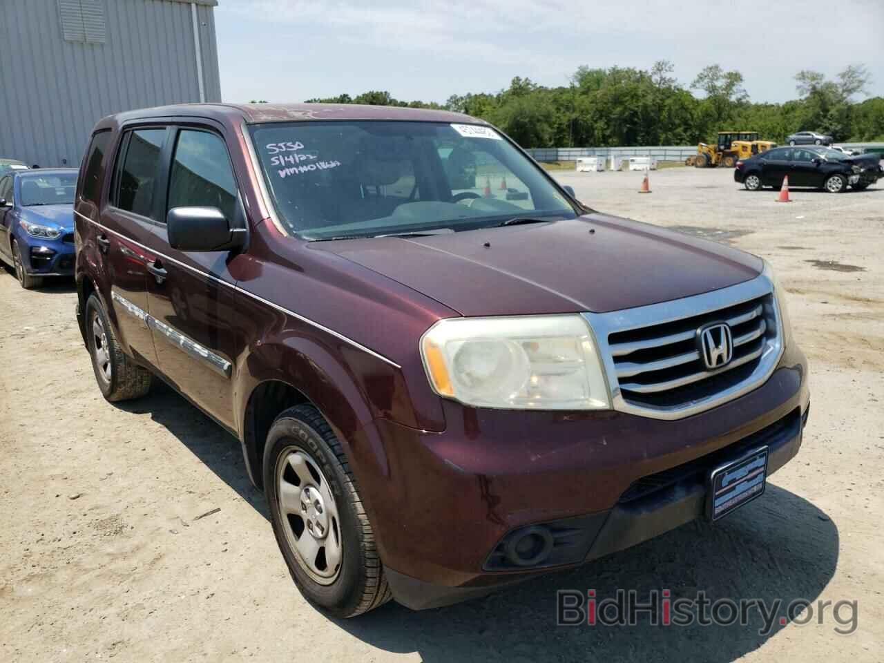 Фотография 5FNYF3H27DB018687 - HONDA PILOT 2013